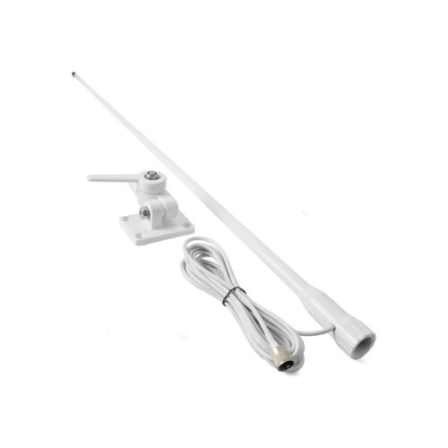 Antena de base marina VHF de 48 pulgadas de fibra de vidrio