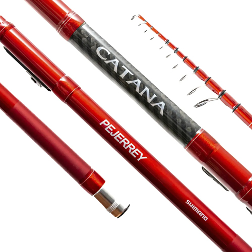 Caña Telescópica Shimano Catana II Pejerrey 4.50 mtrs 40-100grs