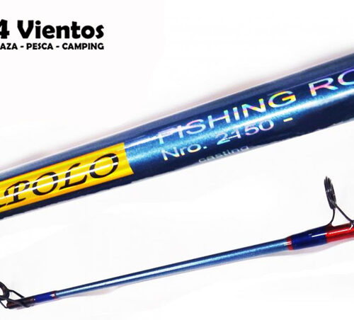 Caña Apolo 1.80 mts. 2 T Fibra de Vidrio 100-200grs