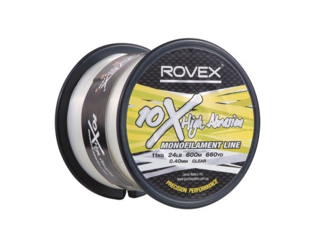 Monofilamento en Bobina Rovex 10X High Transparente 600mts
