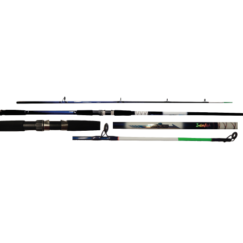 Caña Fibra de Vidrio FishInter D.A.M Top Surf 3.30 mts. 100-250 grs. 2 Tramos