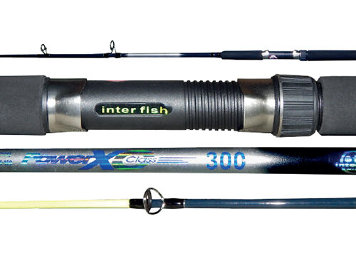 Caña Fibra de Vidrio InterFish Power XC Class 3 mts. 100-250 grs. 2 Tramos