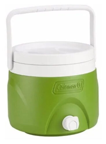 Conservadora Coleman Party Stacker 7.5 ltrs con asa y canilla Verde