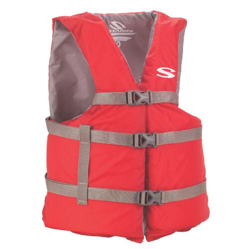 Chaleco Salvavidas Stearns Poliéster Boating Adulto Rojo