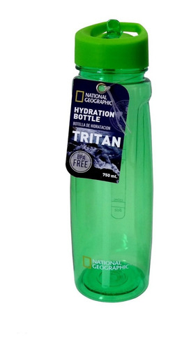 Botella de hidratación National Geographic 750 ml Verde