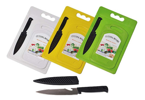 Set 2 tablas para cortar con cuchillo 3 Set 2 tablas para cortar con cuchillo - Imagen 3