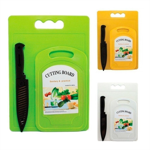 Set 2 tablas para cortar con cuchillo 2 Set 2 tablas para cortar con cuchillo - Imagen 2
