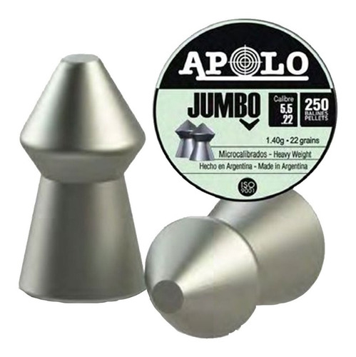 Munición Apolo Jumbo 5.5 22 grains