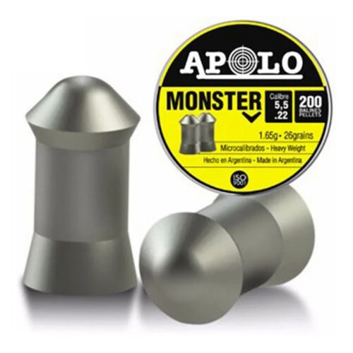 Munición Apolo Premium Monster 5.5 24.4 grains