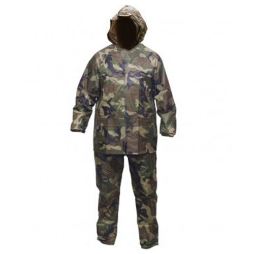Equipo De Lluvia Camuflado con capucha