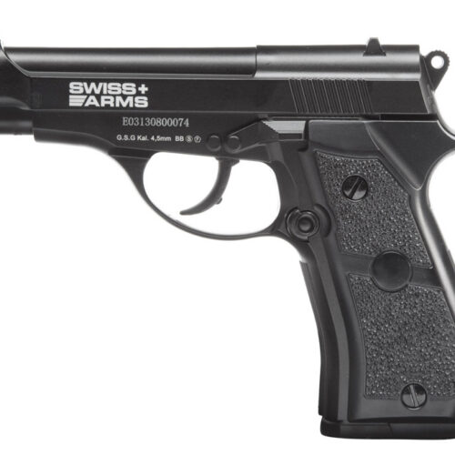Pistola CO2 Swiss Arms P84 CAL. 4.5 Full Metal Negro