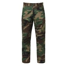 Pantalón Cargo Rip-stop Woodland Camo