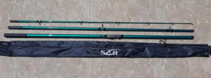 Caña Carbón Tsurinoya Rotativo Surfcaster 4.0 3.90 mts. 3 Tramos