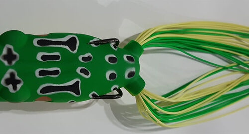 Rana Storm Antienganche Verde Lima Leopardo 7 cm