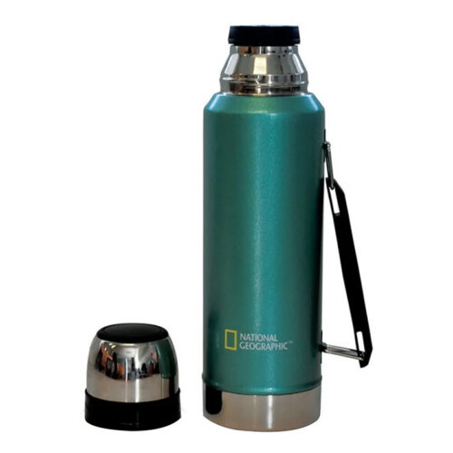 Termo National Geographic 1200 ml Verde Metalizado