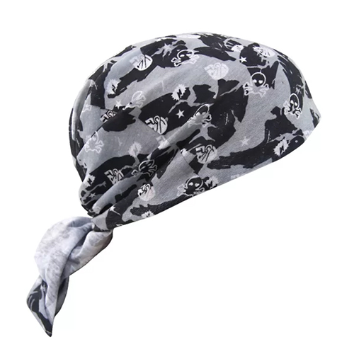 Bandana NTK Calavera Nautica y Camuflado verde